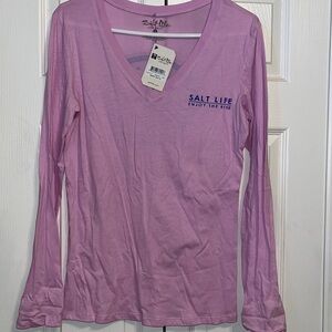 Salt life long sleeve tee